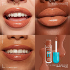 Lip gloss hidratant NYX Professional Makeup Lip IV Hydrating Gloss Stain Caramel Drip
