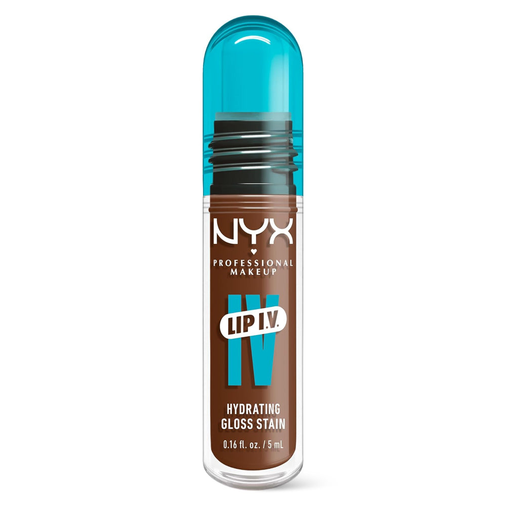 Lip gloss NYX Professional Makeup Lip IV Hydrating Gloss Stain Splash N` Spice