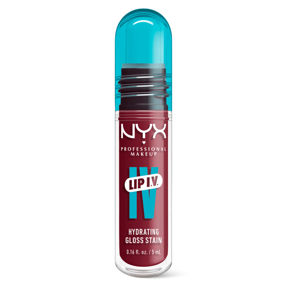 Lip gloss hidratant NYX Professional Makeup Lip IV Hydrating Gloss Stain Bubblegum Burst
