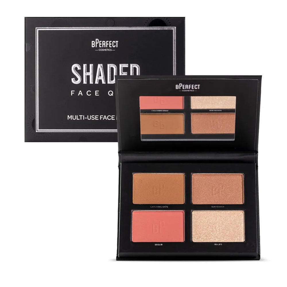 Paletă multifuncțională BPerfect Shaded Travel Face Quad