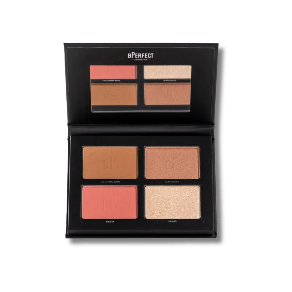 Paletă multifuncțională BPerfect Shaded Travel Face Quad