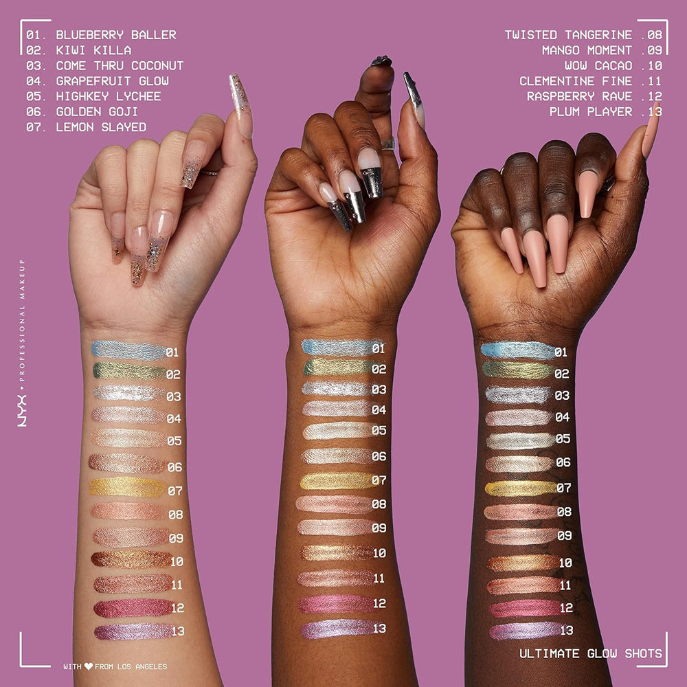 Fard de Pleoape Lichid NYX Professional Makeup Ultimate Glow Shots