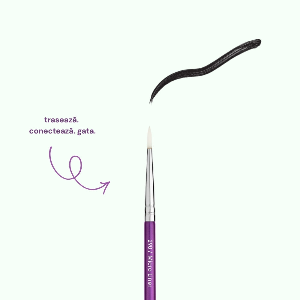 Pensula Profesionala Machiaj Boys`n Berries 290 Micro Liner