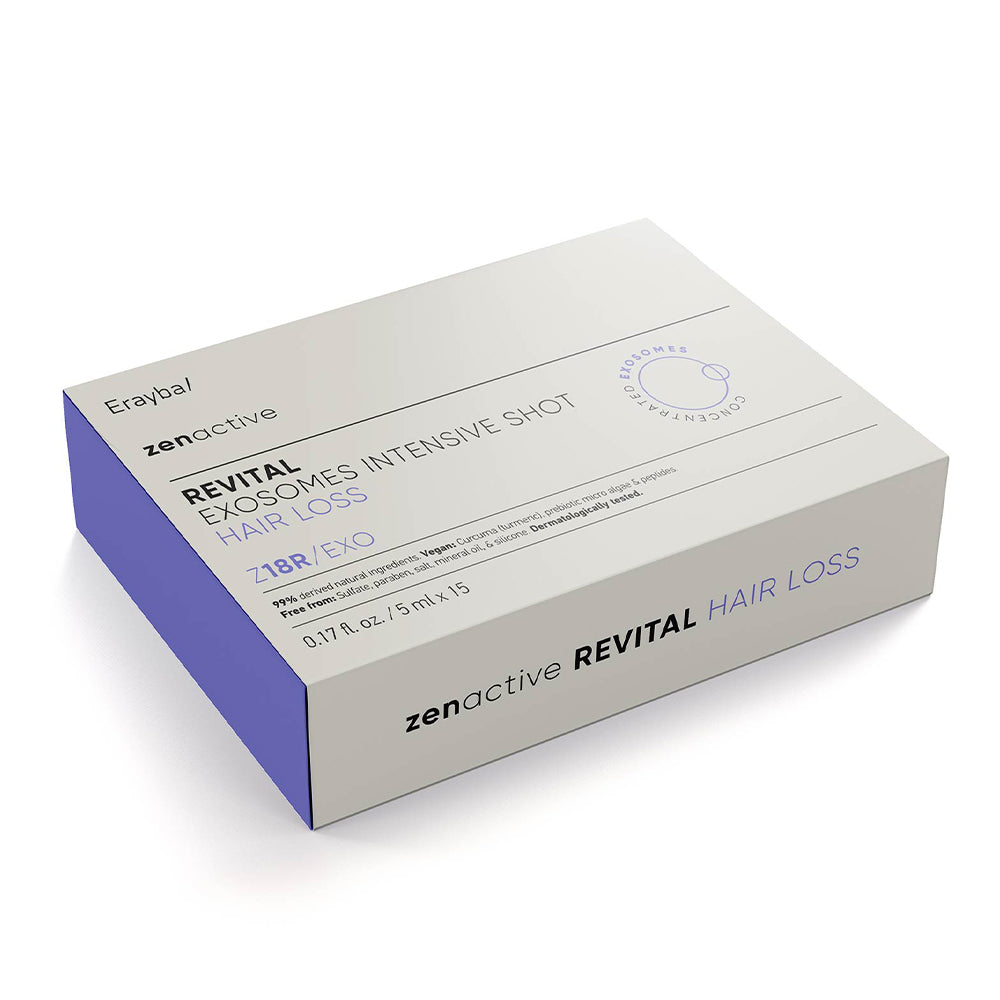 Fiole tratament împotriva căderii părului cu exozomi revitalizanți Erayba Z18R/EXO Revital exosomes intensive shot 15 fiole x 5 ml
