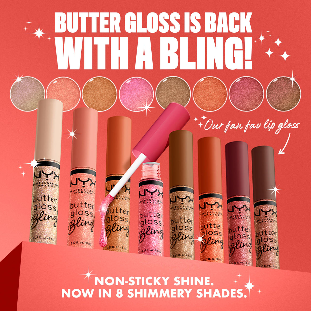 Luciu buze NYX Professional Makeup Butter Gloss Bling