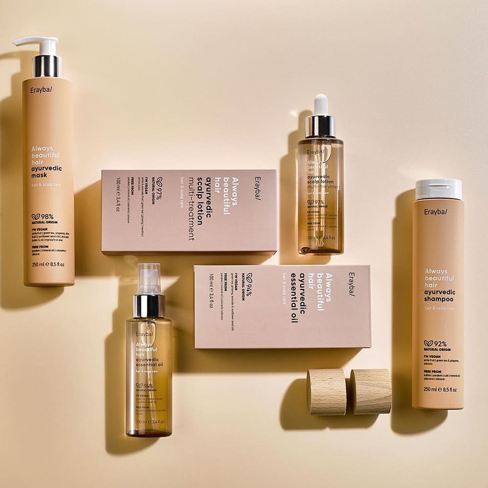 Șampon revitalizant pentru scalp și păr Erayba ABH Ayurvedic Shampoo 1000 ml