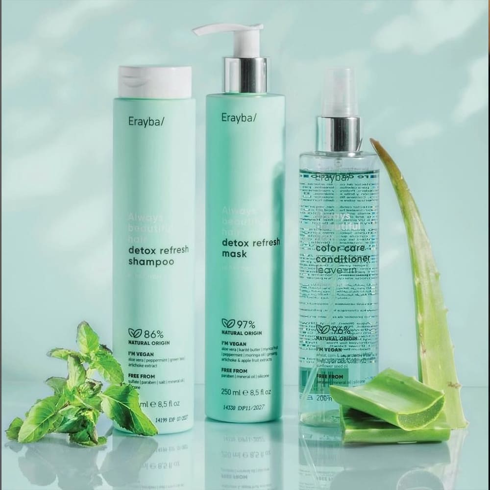 Sampon Detoxifiant & Revitalizant pentru Par ERAYBA ABH Detox Refresh Shampoo 1000 ml