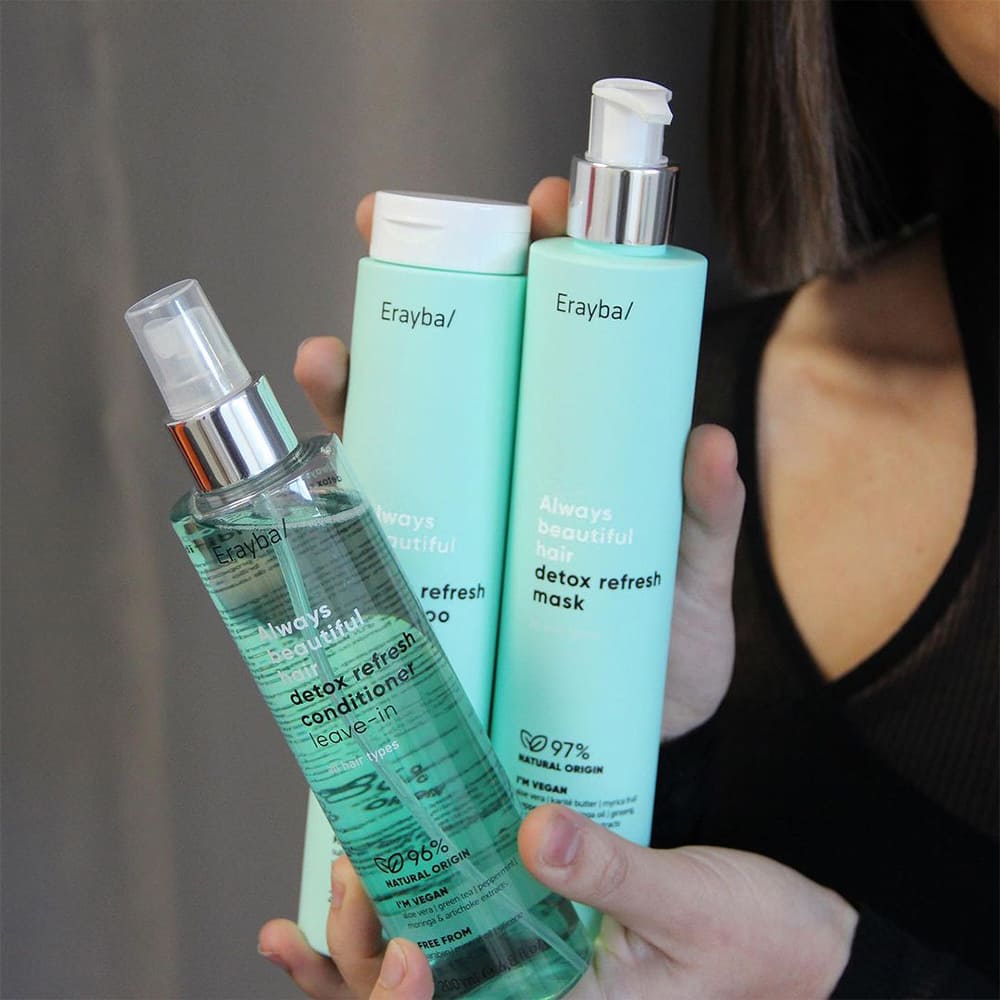 Sampon Detoxifiant & Revitalizant pentru Par ERAYBA ABH Detox Refresh Shampoo 1000 ml