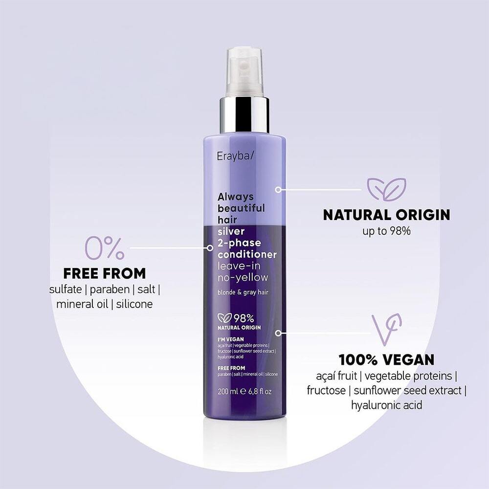 Balsam pentru Neutralizarea Tonurilor Galbene Erayba ABH Silver 2 phase 200 ml