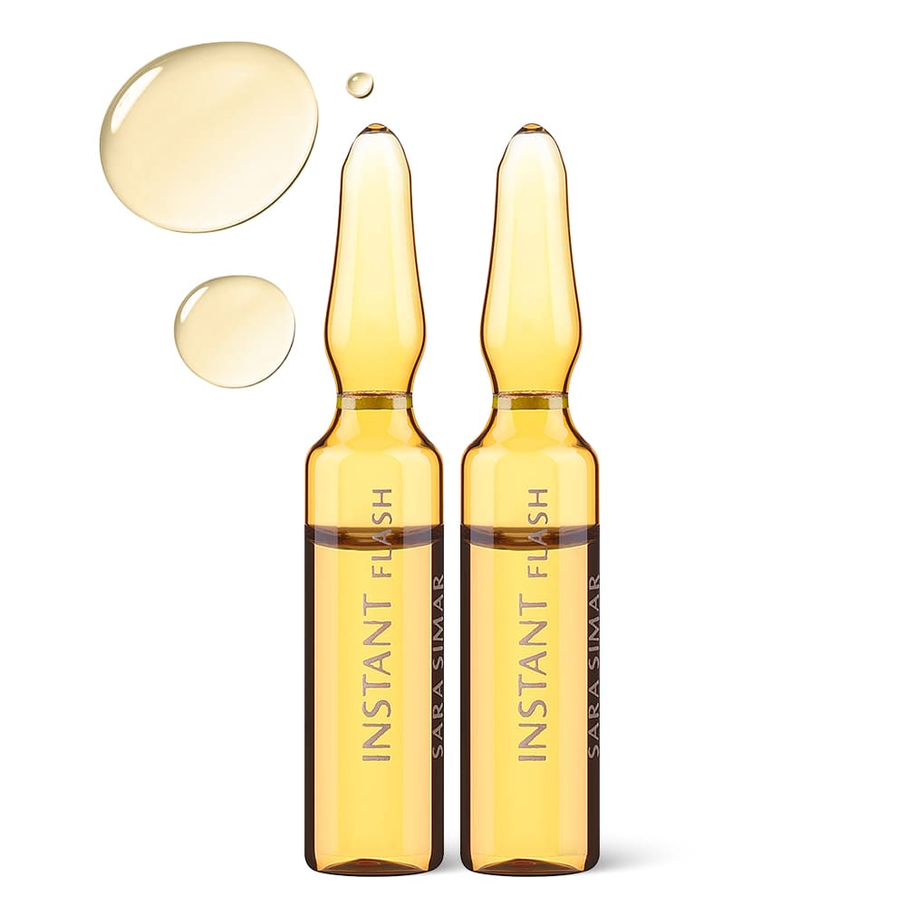 Set Fiole cu Ser Intensiv Anti-Age Sara Simar Instant Flash Serum