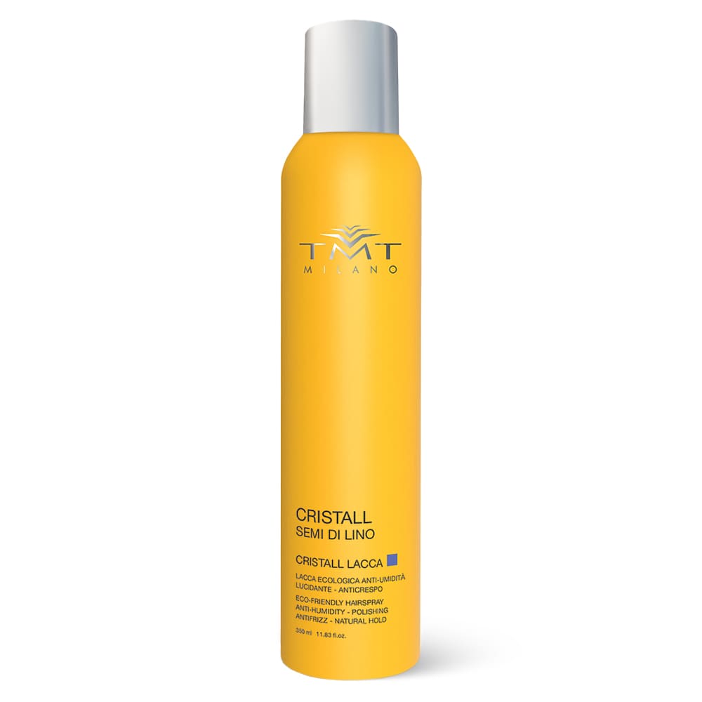 Spray profesional pentru stilizarea părului cu efect anti-frizz TMT Milano Cristall Hairspray 350 ml