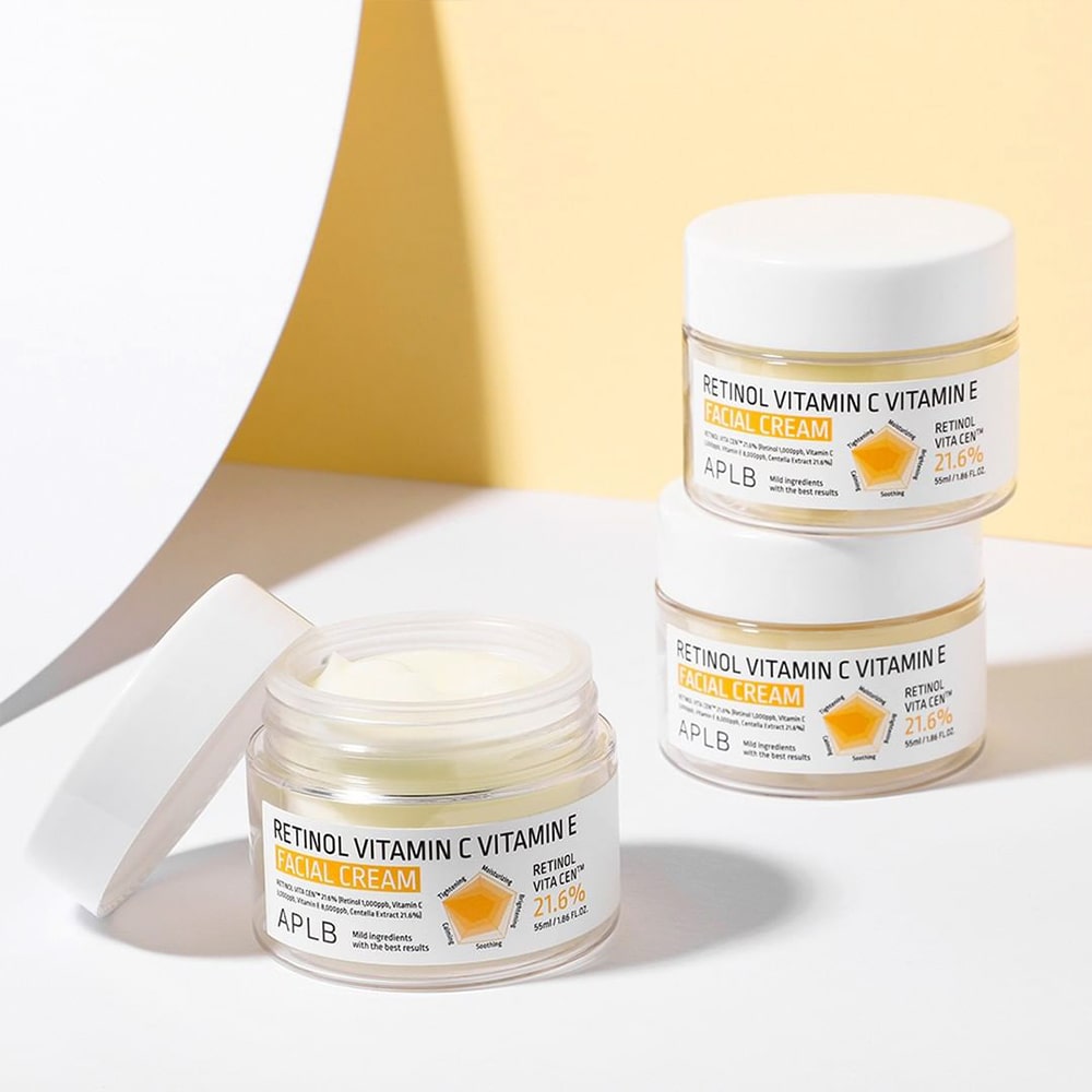 Crema de Fata cu Retinol, Vitamina C si Vitamina E APLB  Facial Cream