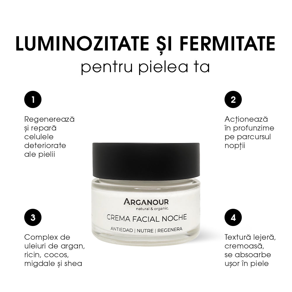 Crema de Noapte BIO Anti-Age Arganour Facial Night Cream