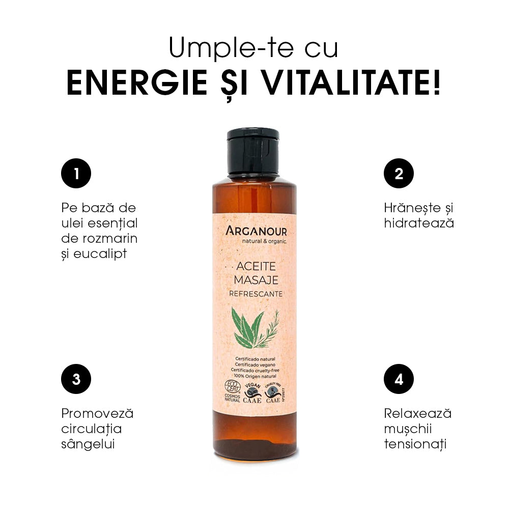 Ulei de Masaj BIO Revitalizant Arganour Refreshing Massage Oil