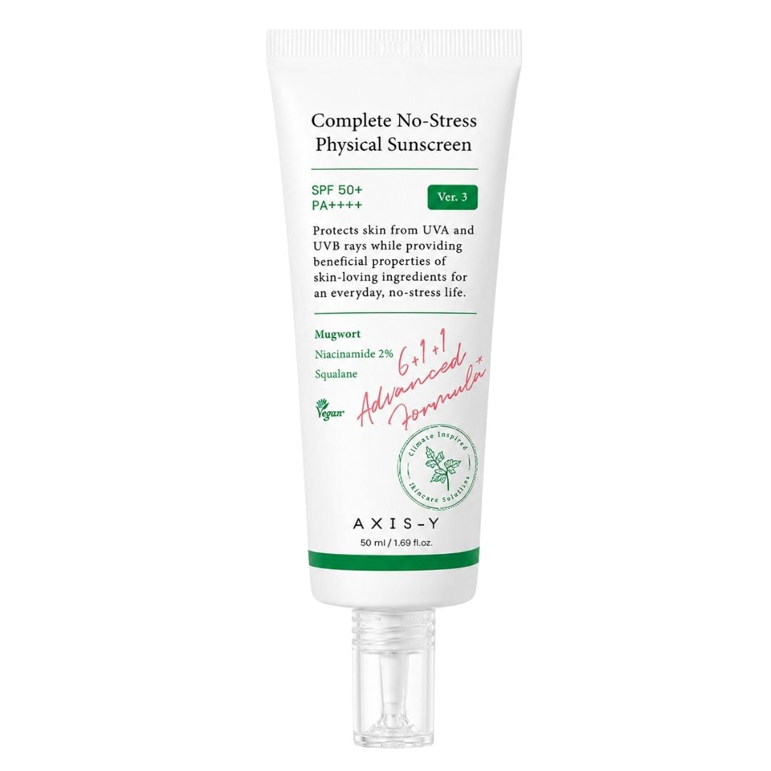 Cremă pentru față cu protecție solară AXIS-Y Complete No-Stress Physical Sunscreen