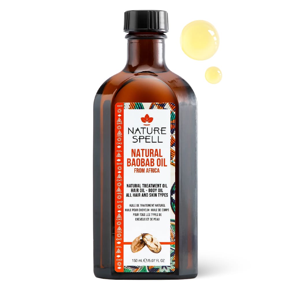Ulei cu Baobab pentru hidratarea părului uscat Nature Spell Baobab Oil For Hair and Skin