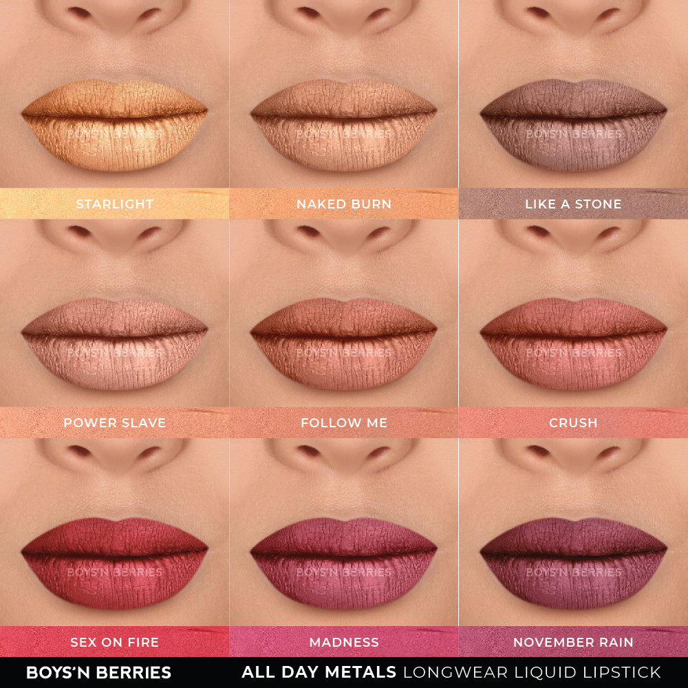 Ruj Lichid Metalic Boys`n Berries All Day Metals