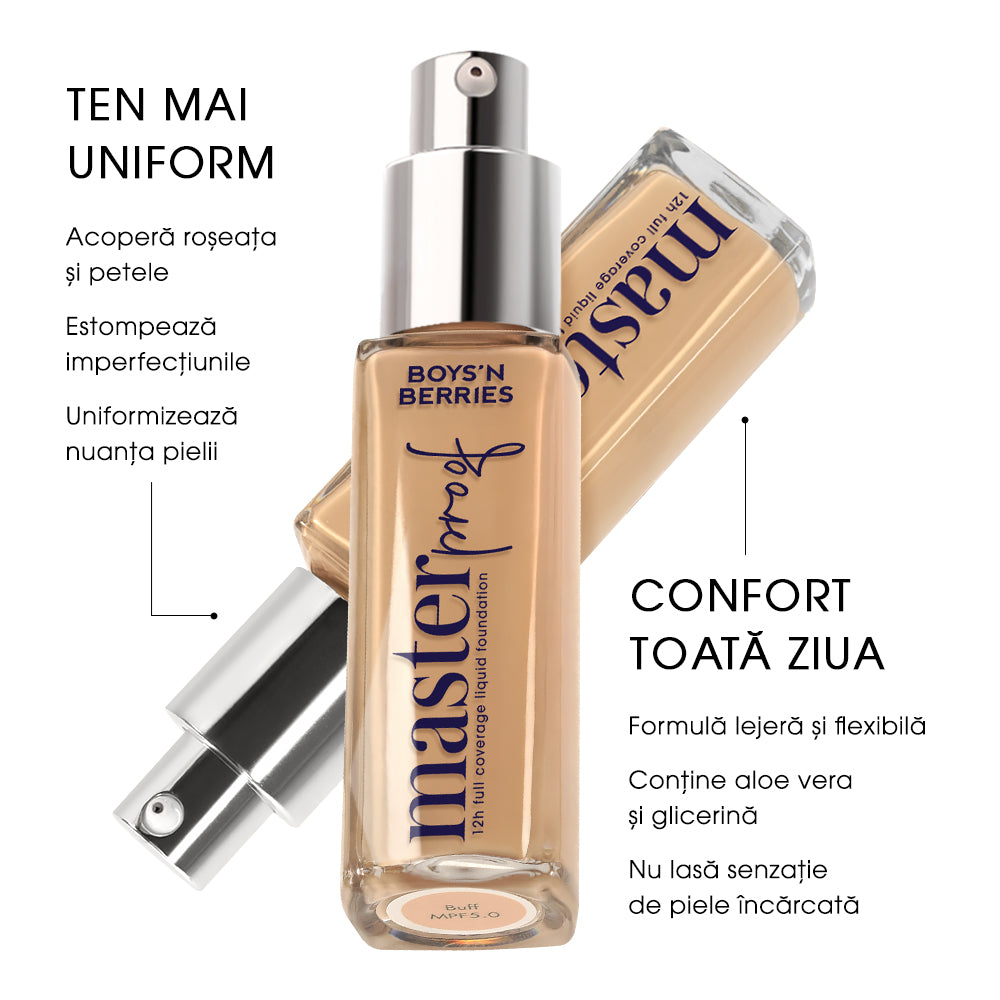 Fond de Ten Boys`n Berries MASTERPROOF 12h Liquid Foundation