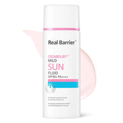 Crema cu Protectie Solara Real Barrier Cicarelief  MILD SUN FLUID SPF50 PA++++