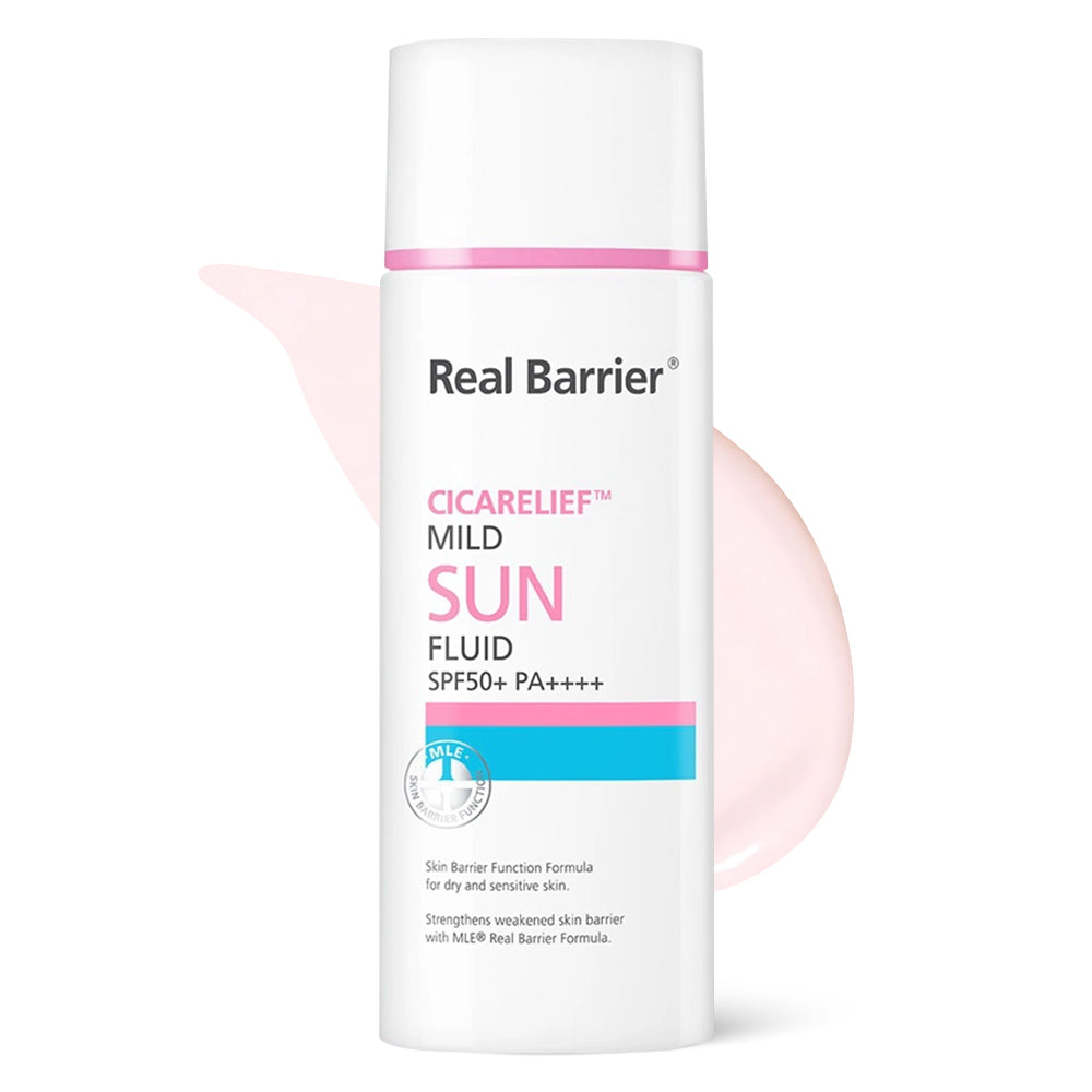 Crema cu Protectie Solara Real Barrier Cicarelief  MILD SUN FLUID SPF50 PA++++