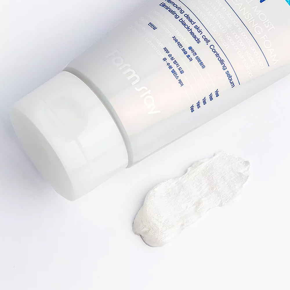 Spuma Hidratanta pentru Curatare Farmstay Collagen Water Full Moist Deep Cleansing Foam