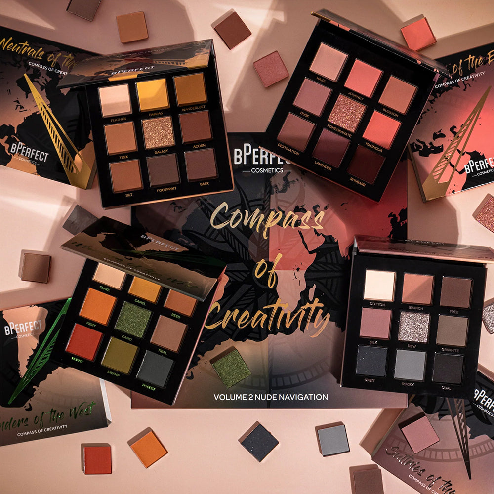 Paleta de Farduri BPerfect Compass of Creativity Vol II Wonders of the West
