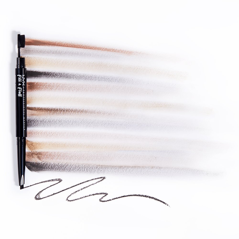 Creion 2 in 1 NYX Professional Makeup Fill & Fluff Eyebrow Pomade Pencil