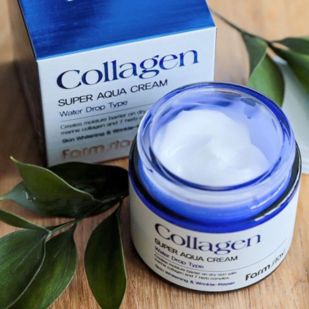 Crema Hidratanta & Anti-Rid Farmstay Collagen Super Aqua Cream