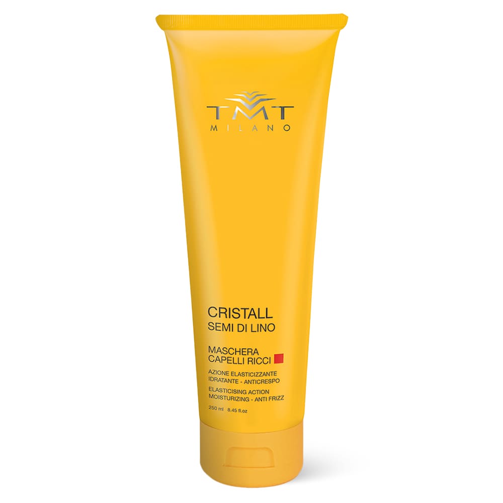 Mască profesională anti-frizz hidratantă pentru păr creț TMT Milano Cristall Capelli Ricci