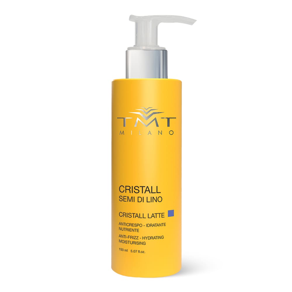 Lapte hidratant cu efect anti-frizz pentru netezirea părului TMT Milano Cristall Moisturizing Hair Milk