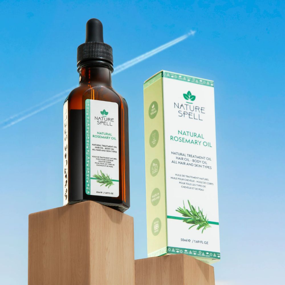 Ulei de Rozmarin pentru creșterea părului Nature Spell Rosemary Oil for Hair & Skin 50 ml