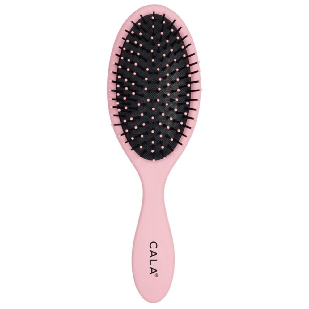 Perie pentru Par Umed & Uscat CALA Soft Touch Oval Hair Brush - Pink