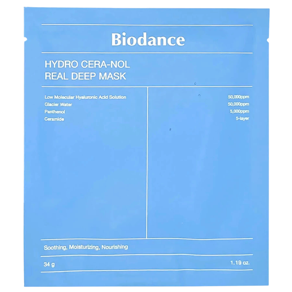 Mască Calmantă cu Ceramide Biodance Hydro Cera nol Real Deep Mask