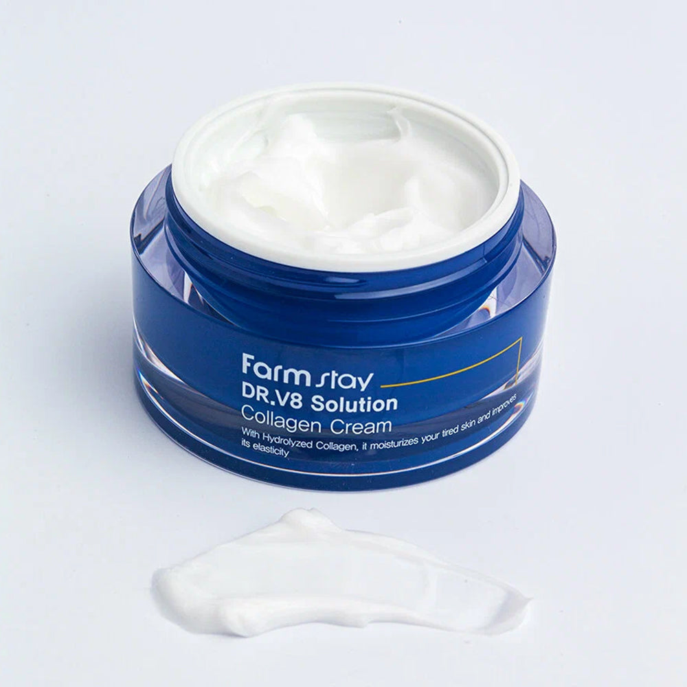 Crema pentru Fata cu Colagen Farmstay DR-V8 Solution Collagen Cream