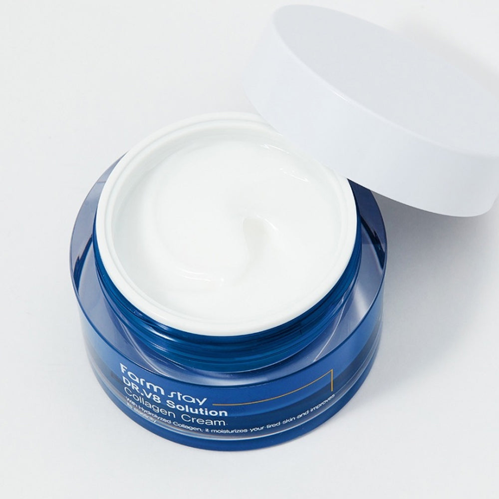 Crema pentru Fata cu Colagen Farmstay DR-V8 Solution Collagen Cream