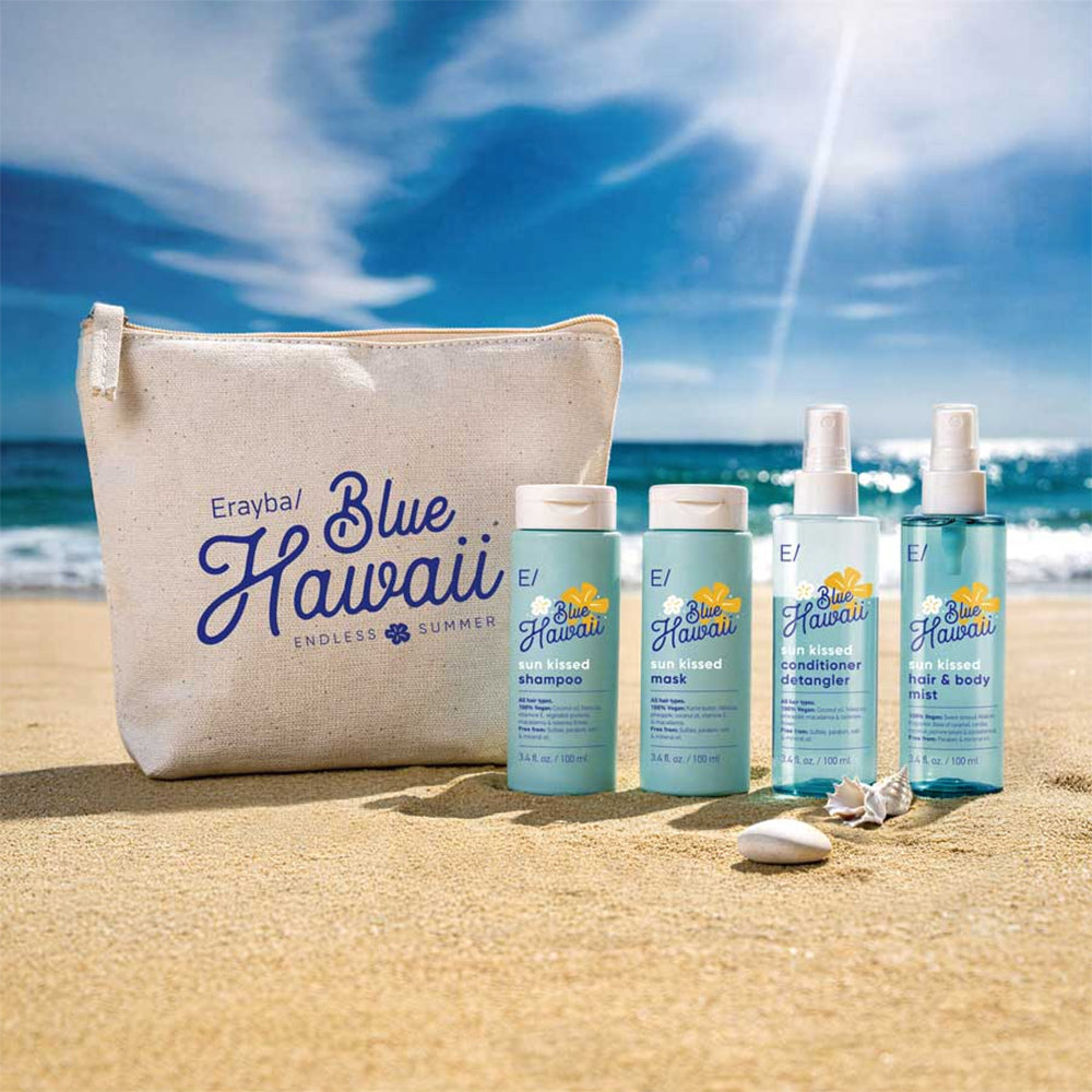 Set îngrijire pentru păr Erayba Blue Hawaii