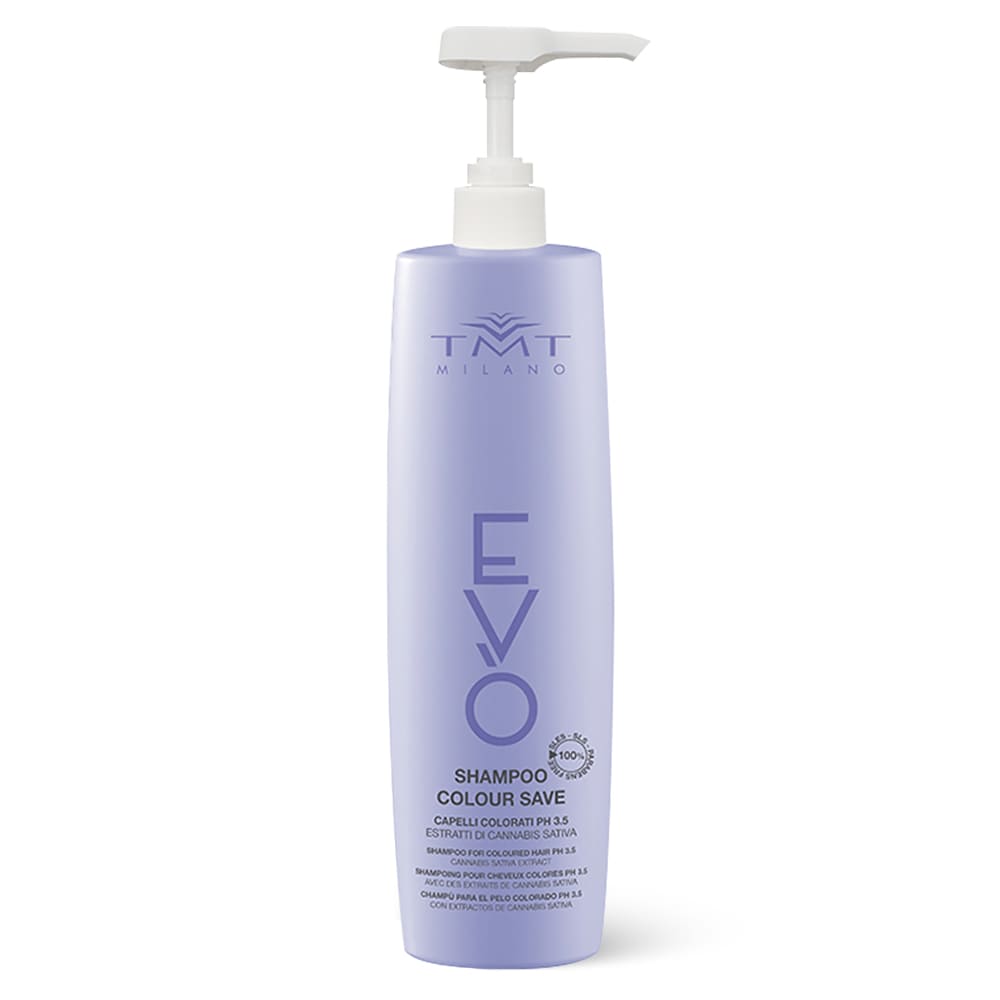 Șampon profesional cu pH scăzut pentru părul vopsit TMT Milano EVO Colour Save Shampoo 1000 ml
