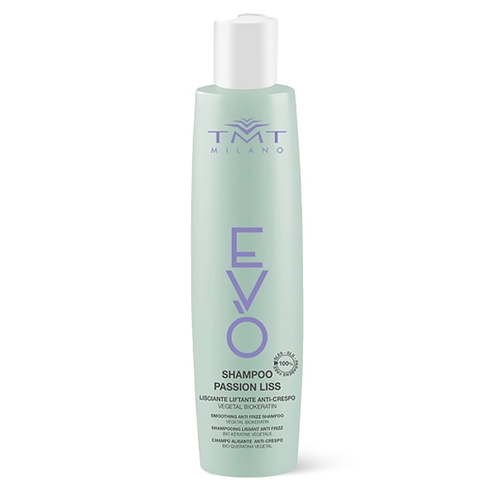 Șampon anti-frizz pentru disciplinarea și netezirea părului TMT Milano EVO Passion Liss Shampoo 300 ml