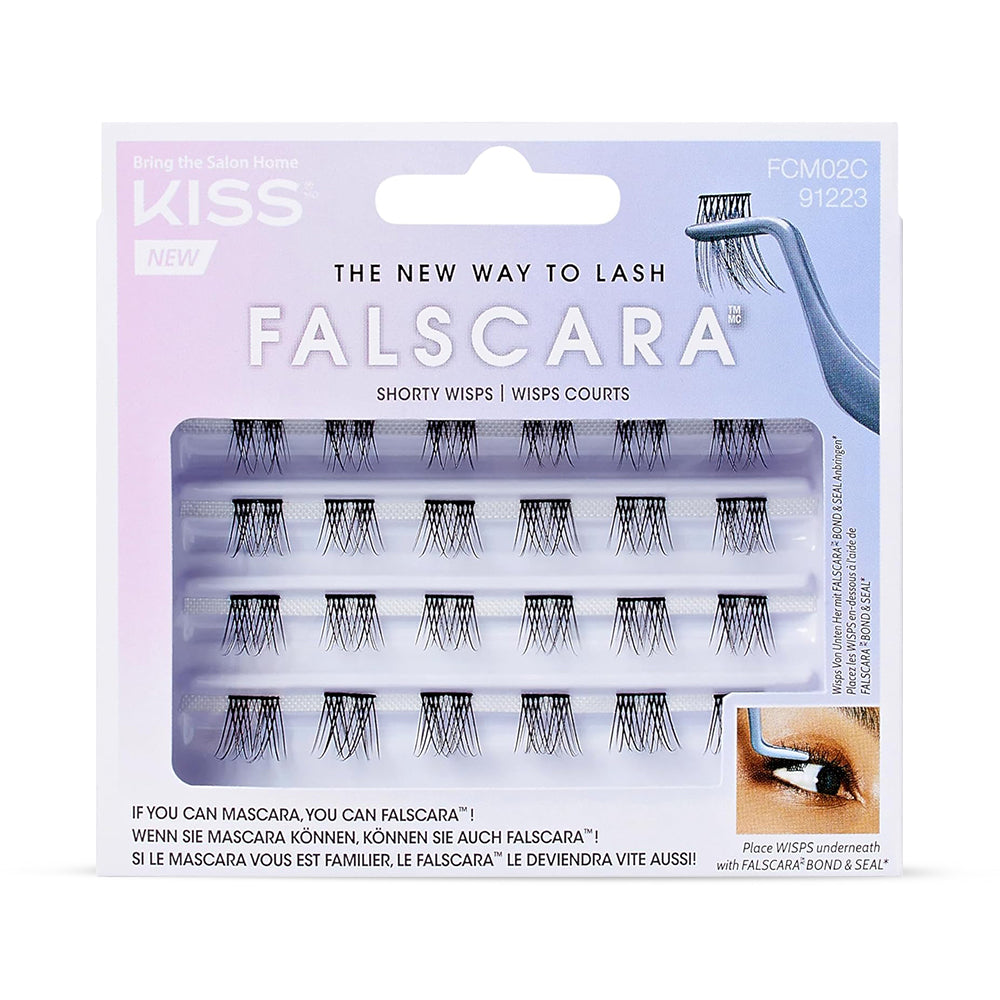 Gene False Individuale KissUSA Falscara Lashes Shorty Wisps Multipack