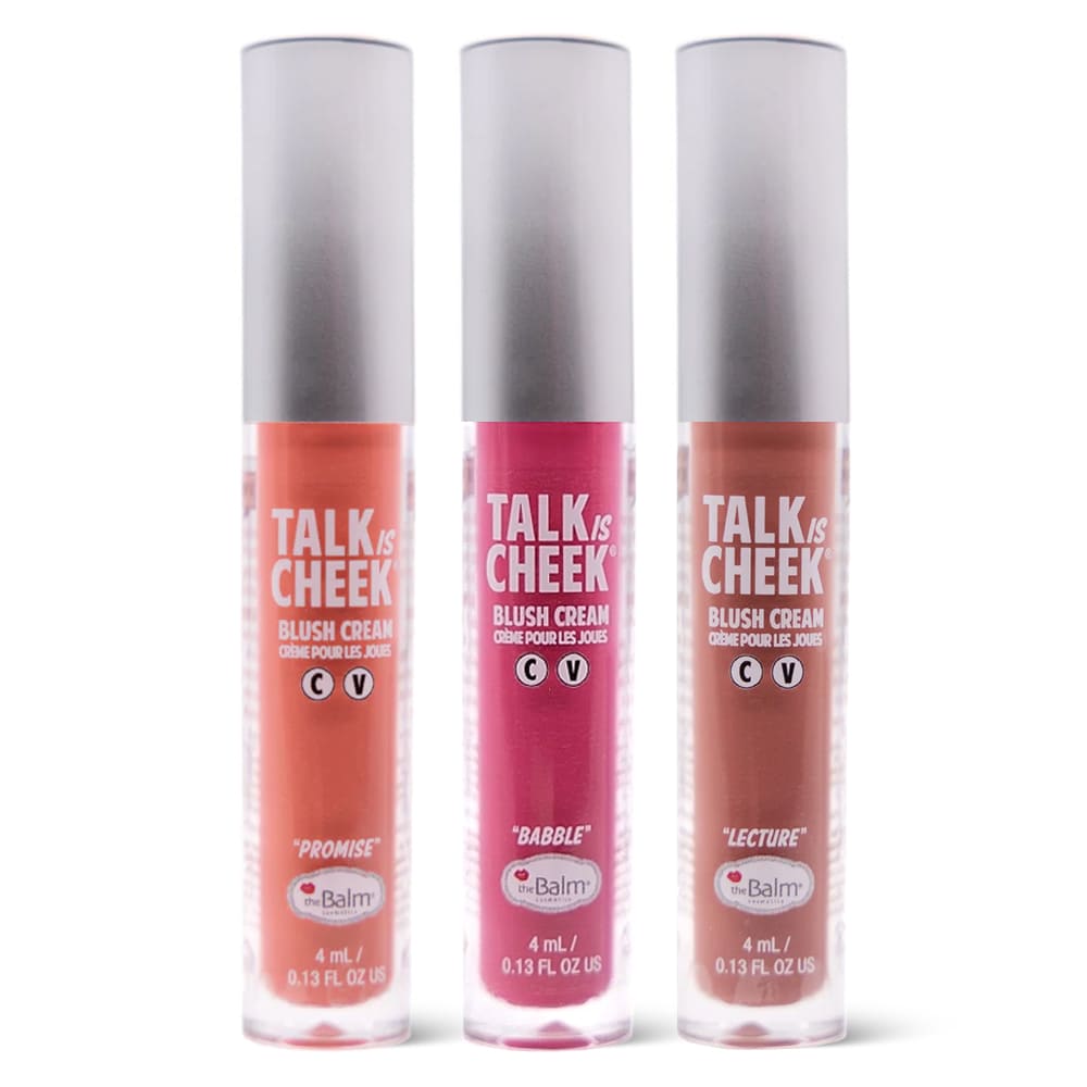 Fard lichid multifunctional theBalm Talk is Cheek Lip & Blush Cream