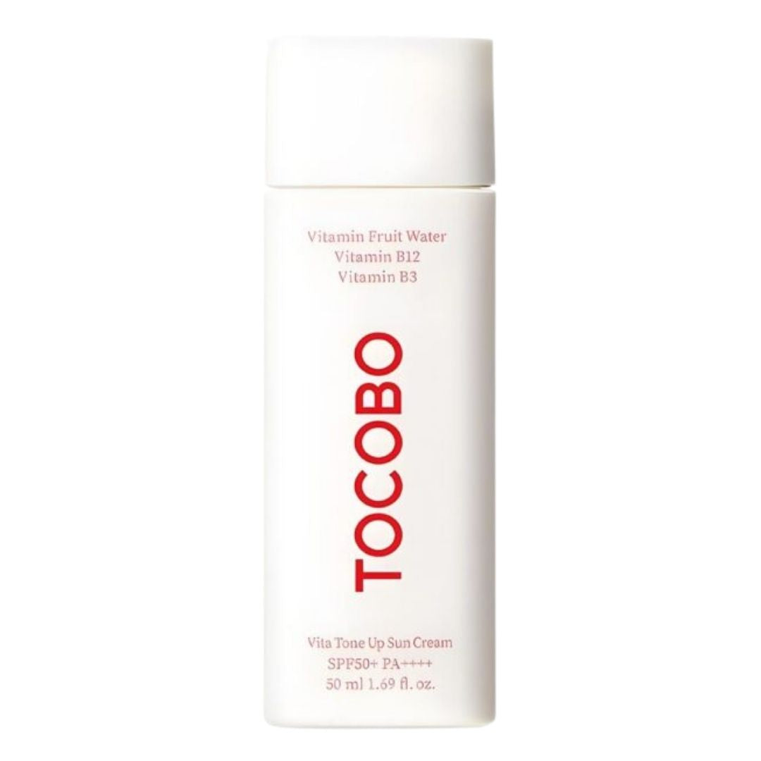 Cremă cu protecție solară și efect de uniformizare a tenului SPF 50 Tocobo Vita Tone Up Sun Cream SPF 50
