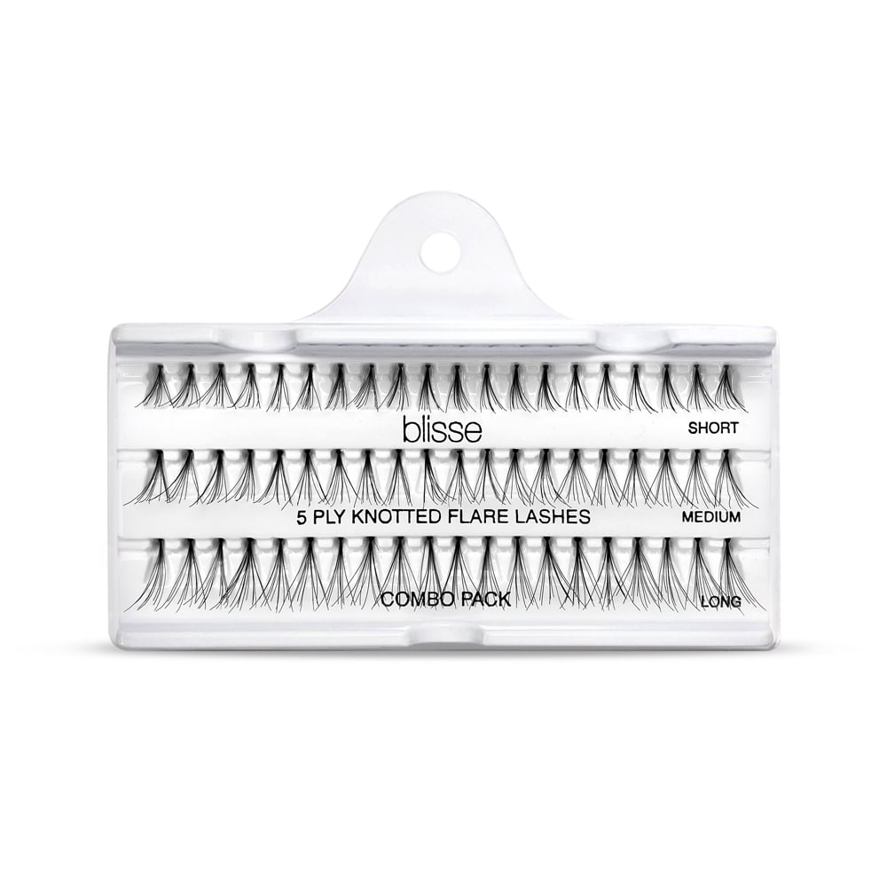Gene False Individuale cu Nod Diverse Lungimi Blisse 5 PLY Knotted Flare Lashes
