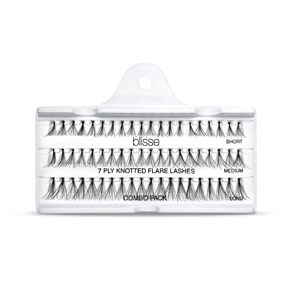 Gene False Individuale cu Nod Diverse Lungimi Blisse 7 PLY Knotted Flare Lashes