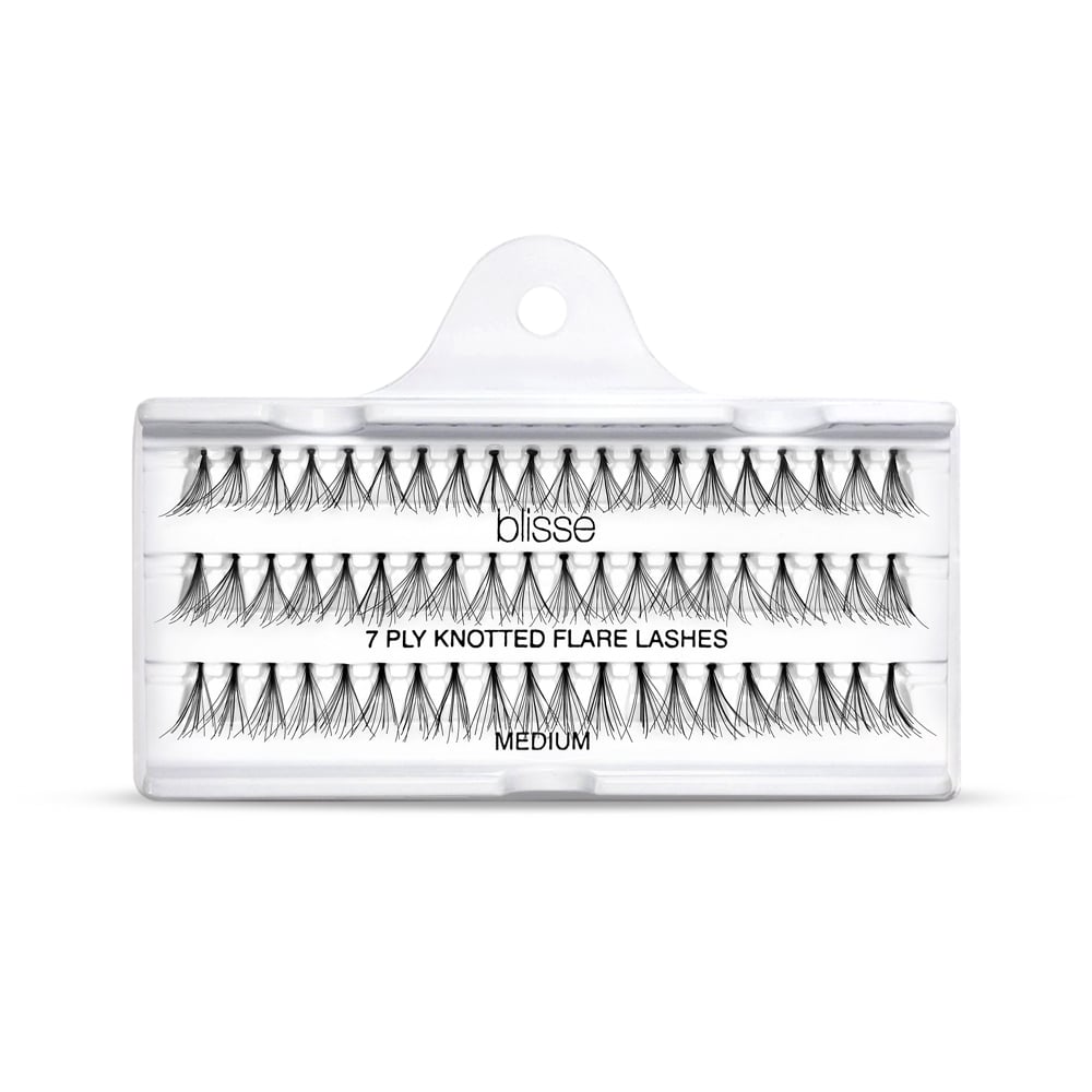 Gene False Individuale cu Nod Lungime Medie Blisse 7 PLY Knotted Flare Lashes