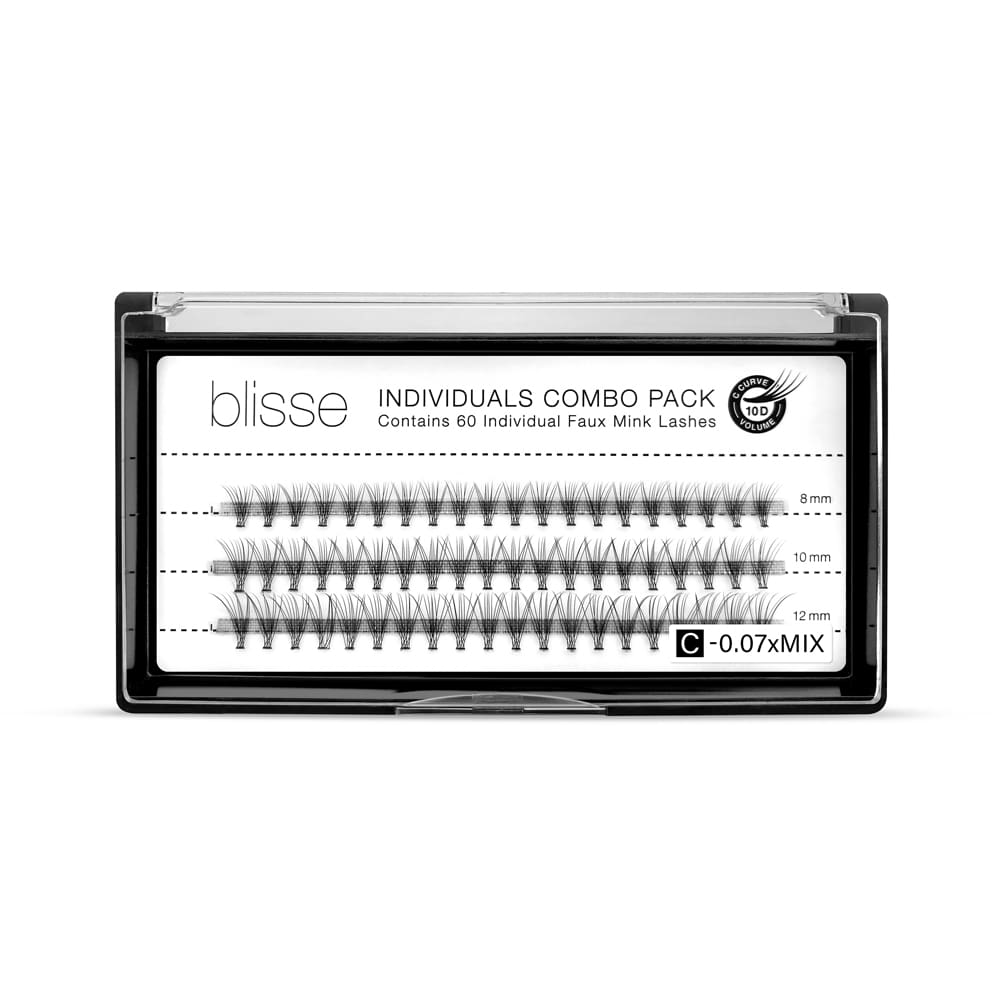 Gene False Individuale Diverse Lungimi Blisse 10D Individual Lashes