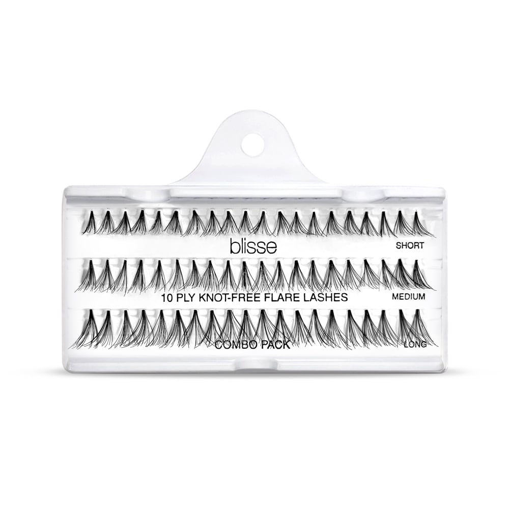 Gene False Individuale fara Nod Diverse Lungimi Blisse 10 PLY Knott-free Flare Lashes
