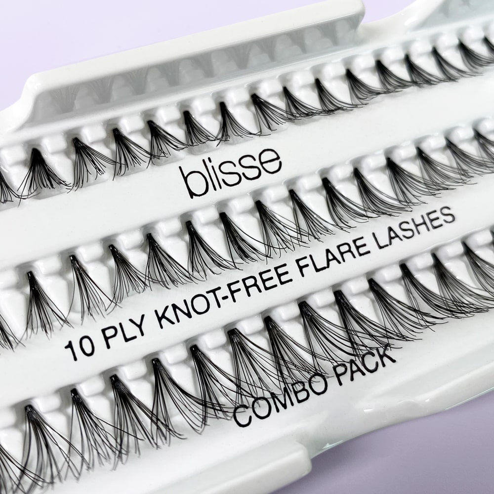 Gene False Individuale fara Nod Diverse Lungimi Blisse 10 PLY Knott-free Flare Lashes