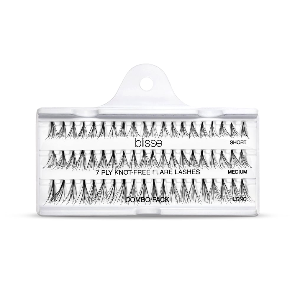 Gene False Individuale fara Nod Diverse Lungimi Blisse 7 PLY Knott-free Flare Lashes