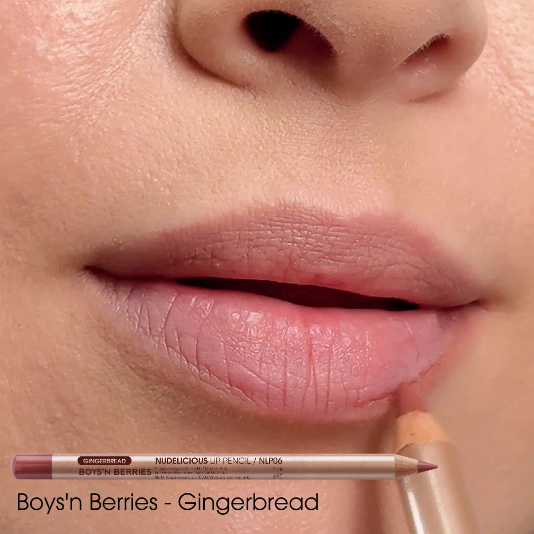 Creion Buze Boys`n Berries Nudelicious Lip Pencil Gingerbread