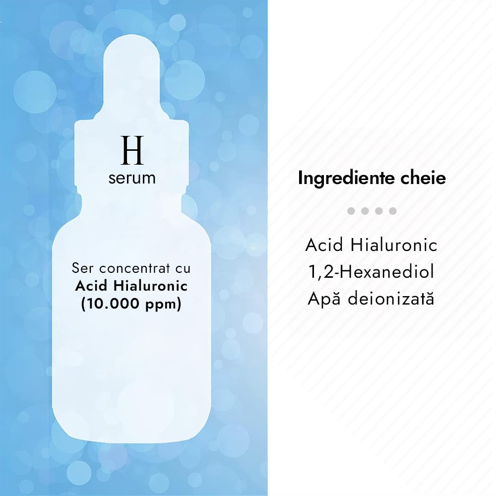 Ser cu Acid Hialuronic 1% - Cos DE BAHA Hyaluronic Serum 30ml
